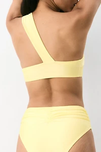 Padded one-shoulder bikini top