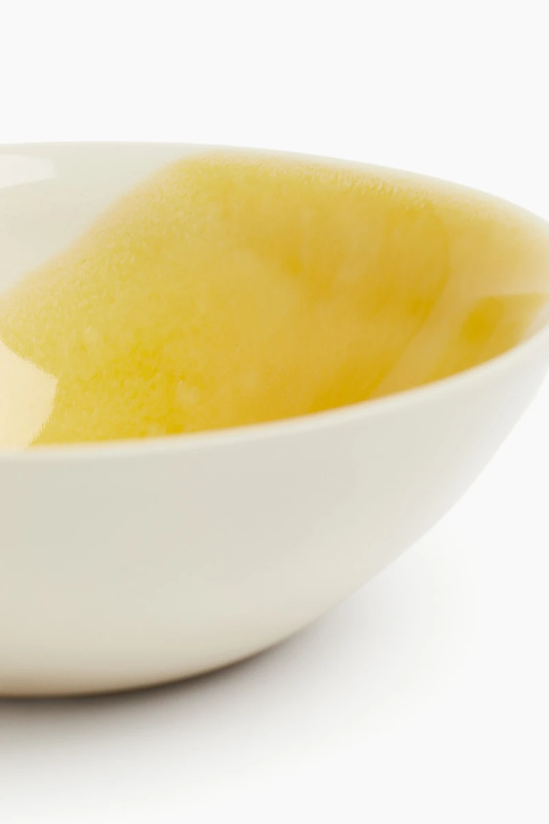 Hand-Painted Stoneware Bowl