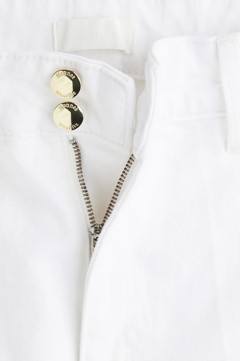 Jean large taille haute