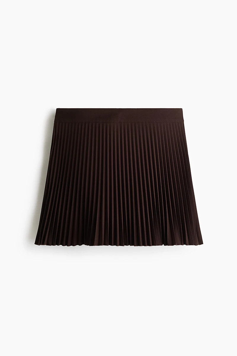 Plissé Midi Skirt