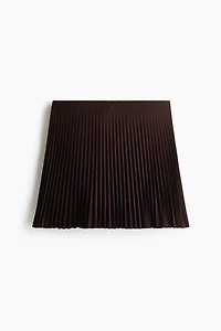 Plissé Midi Skirt