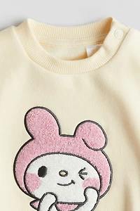 Chandail en molleton à motif