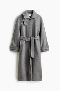 Oversized Wool-Blend Coat