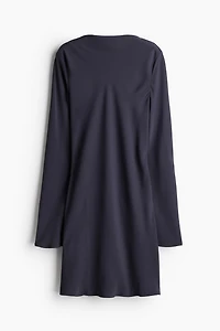 Cowl-Back Dress