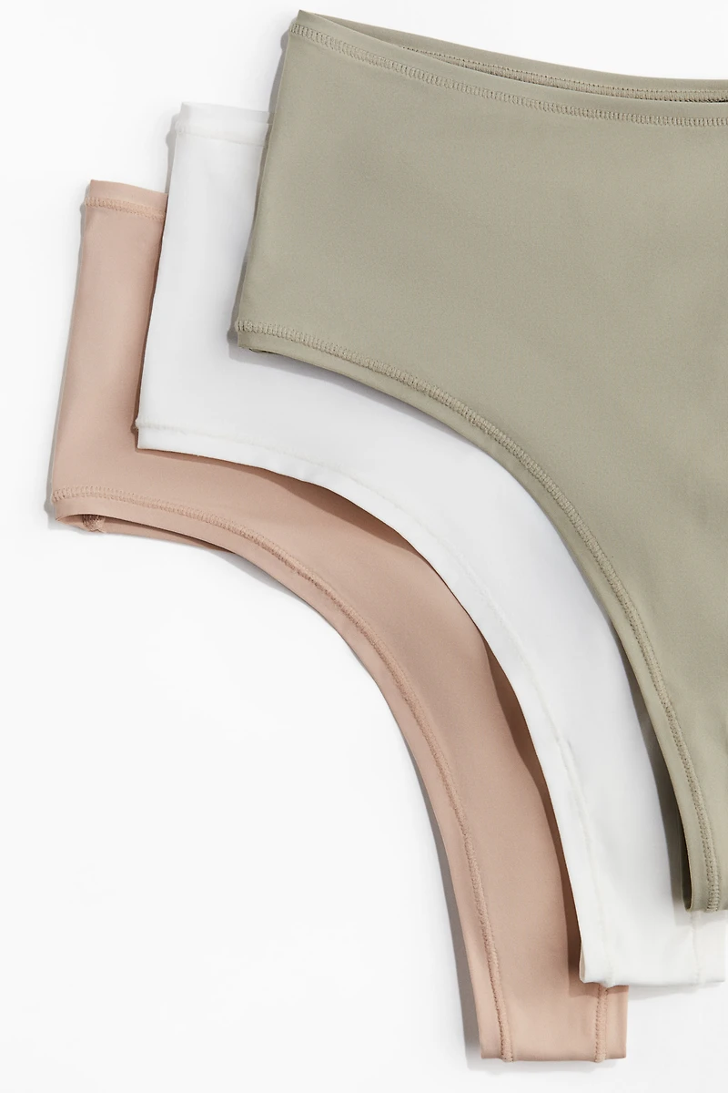 Lot de 3 culottes Brazilian en microfibre