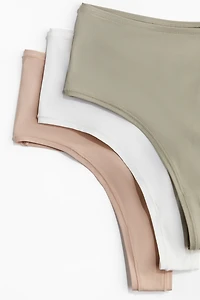 Lot de 3 culottes Brazilian en microfibre