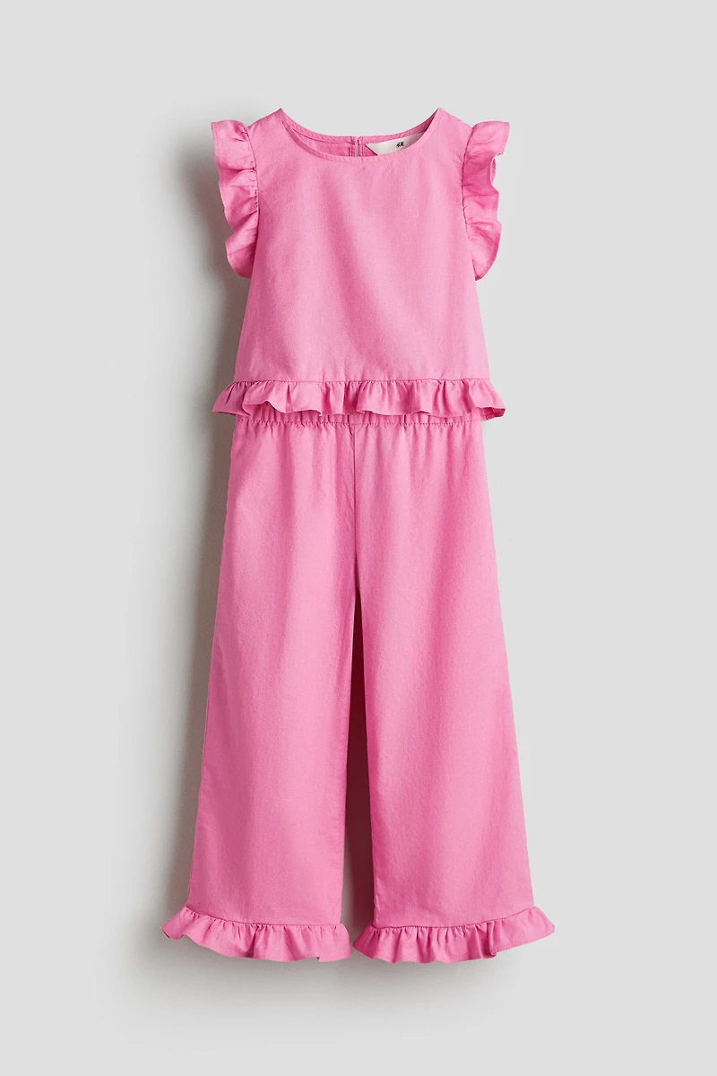 2-Piece Linen-Blend Set