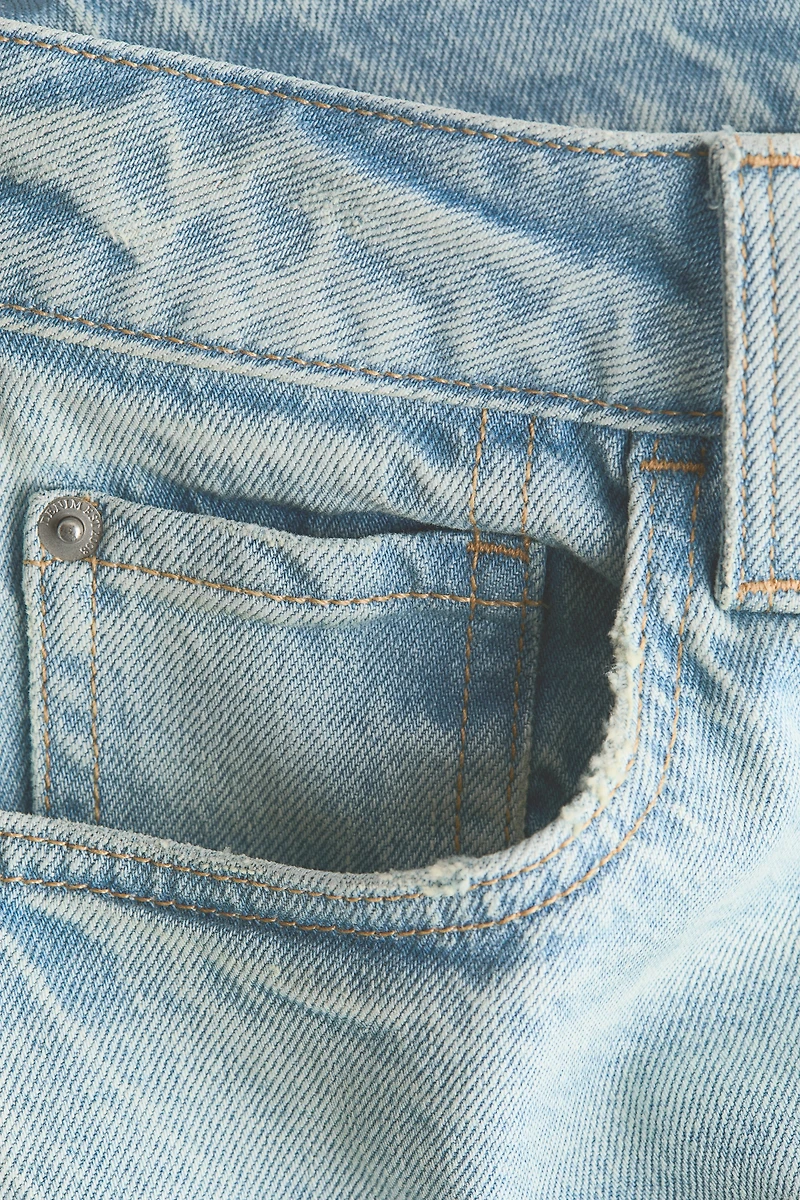 Jean ample taille haute