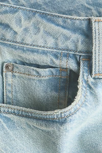 Jean ample taille haute