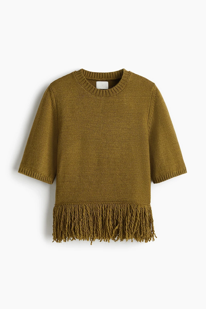 Sweater with Fringe