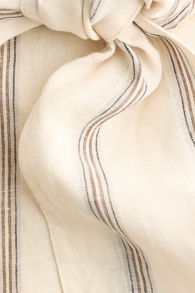 Linen wrap skirt