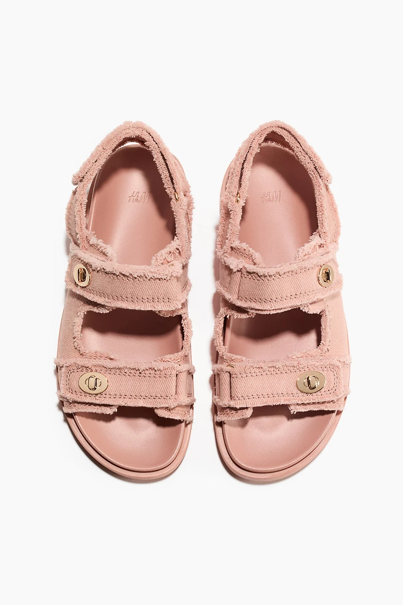 Cotton Twill Sandals