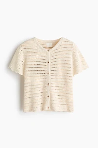 Chandail en tricot pointelle