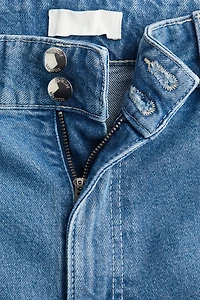 Jean large taille haute