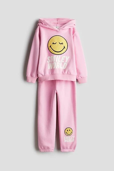 2-piece Printed Sweatshirt Set