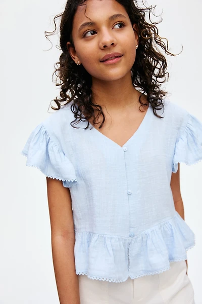 Cotton Muslin Blouse