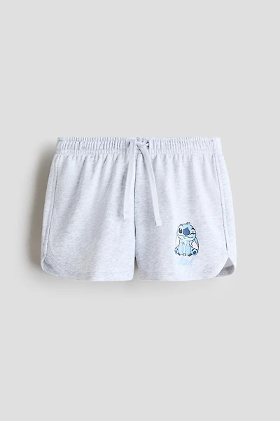 Sweatshorts with Printed Motif
