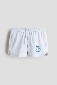 Sweatshorts with Printed Motif