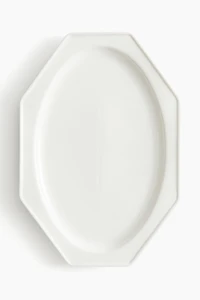 Grande assiette de service en porcelaine
