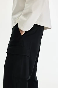 Relaxed-Fit Cotton Cargo Pants
