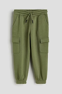 Brushed-Inside Cargo Joggers