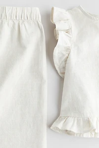 2-Piece Linen-Blend Set
