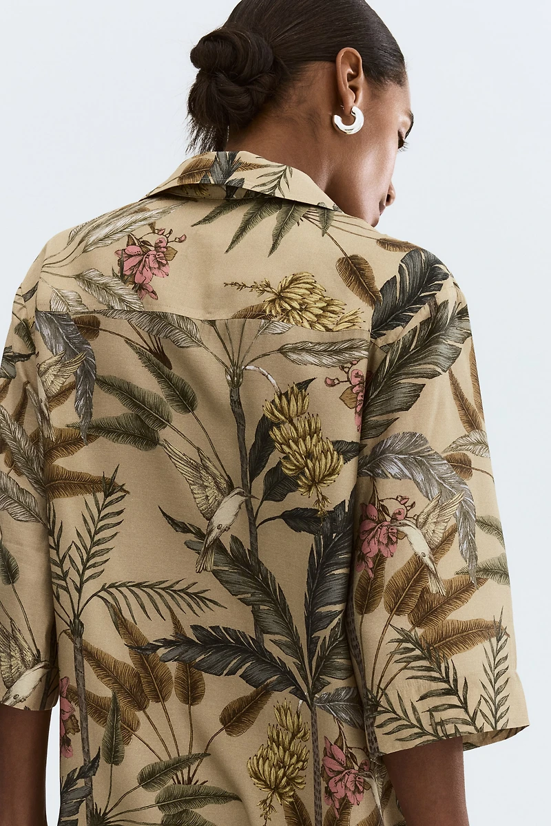 Loose-Fit Tunic Dress