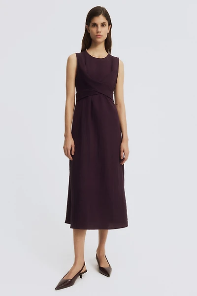 MAMA Nursing Dress with Ties at Back