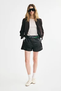 Blazer à manches froncées