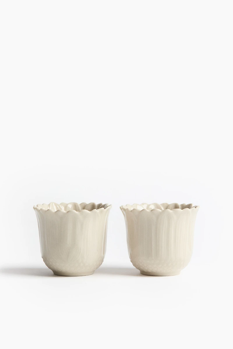 2-Pack Stoneware Egg Cups