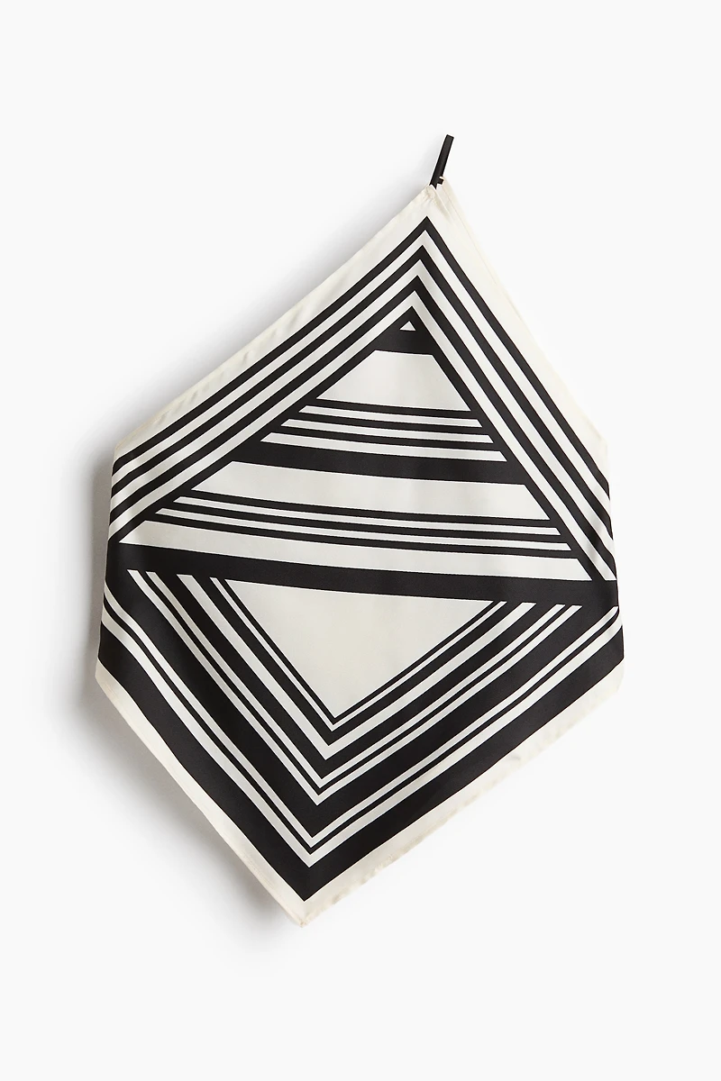 Scarf-Look One-Shoulder Top