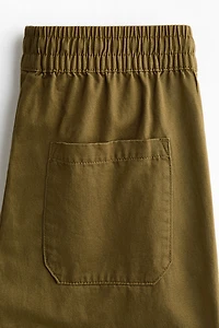 Cotton Drawstring Pants
