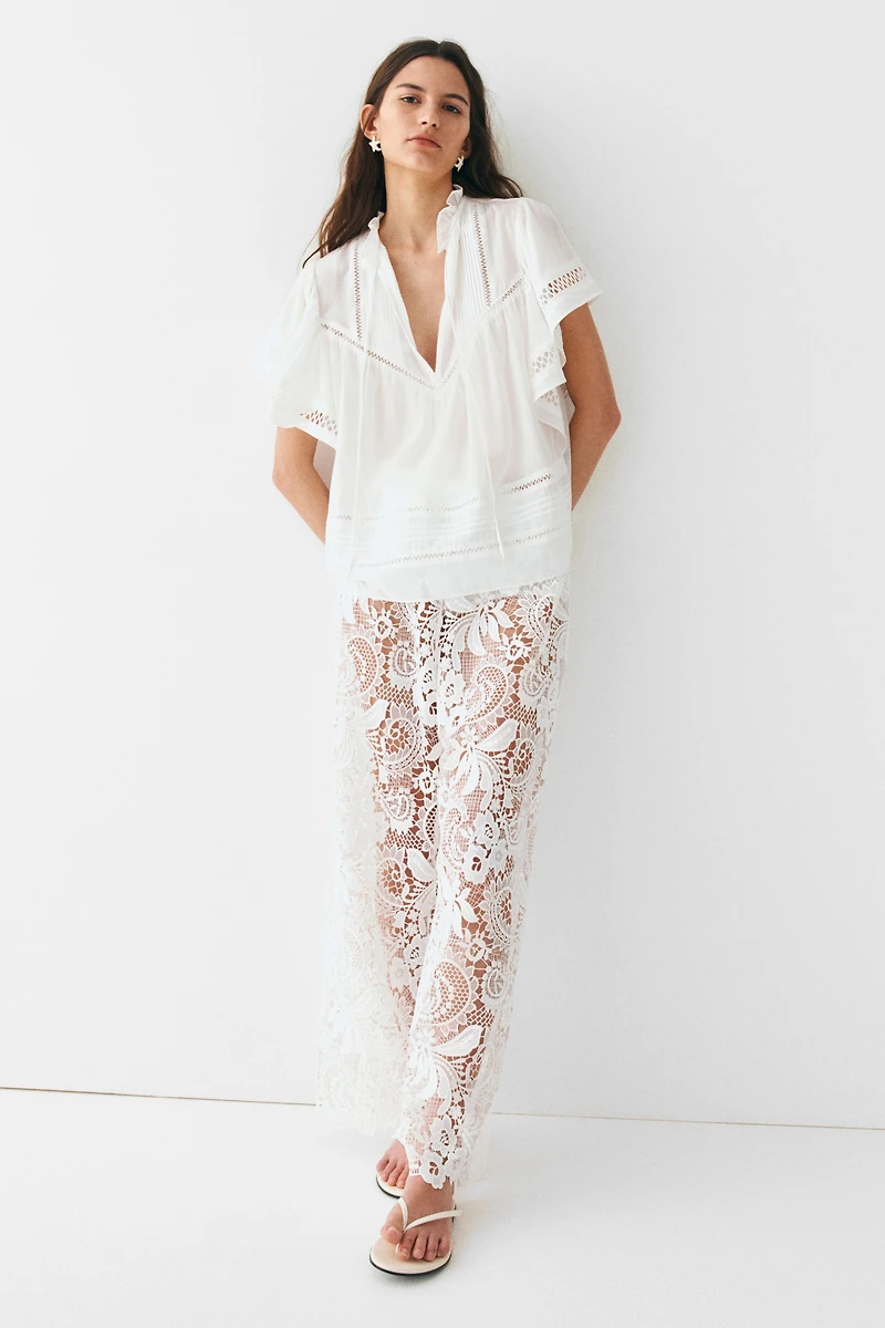 Tie-Neck Blouse