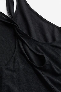 Linen-blend Tank Top