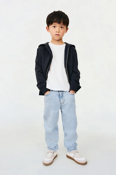 Jean effilé en coton mélangé