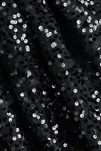 Robe avec jupe à sequins