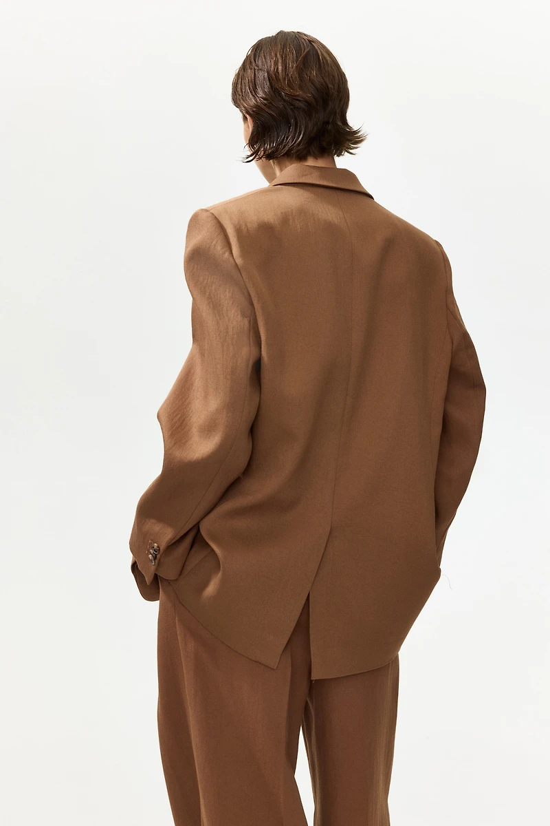 Blazer à fermeture droite