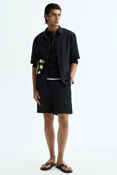 Loose-Fit Tailored Shorts