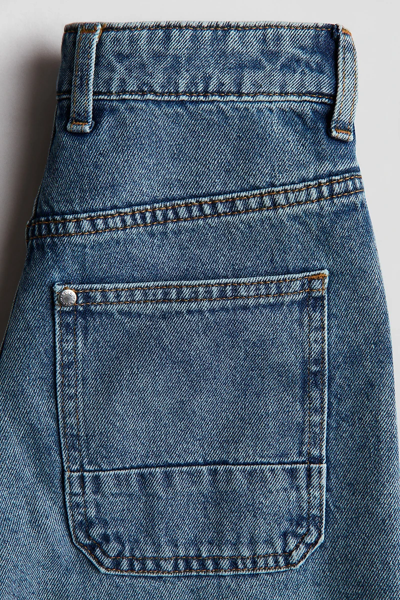 Baggy-Fit Denim Shorts