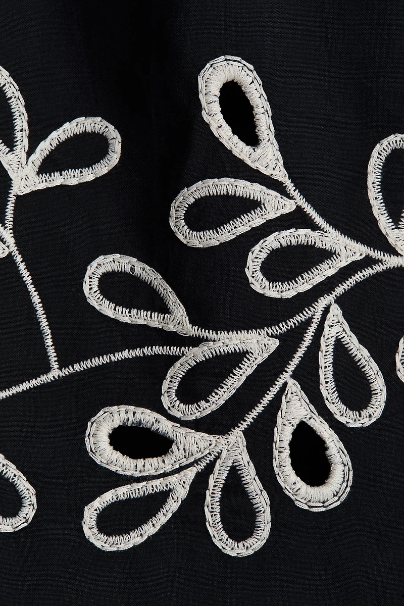 Embroidered Cotton Blouse