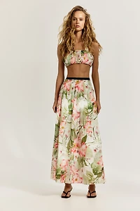 Pleated Crop Top