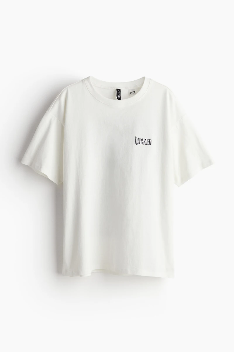 T-shirt carré imprimé
