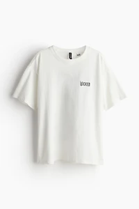 T-shirt carré imprimé