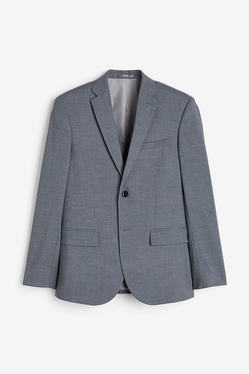 Slim Fit Single-Breasted Jacket