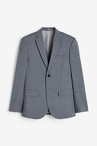 Slim Fit Single-Breasted Jacket