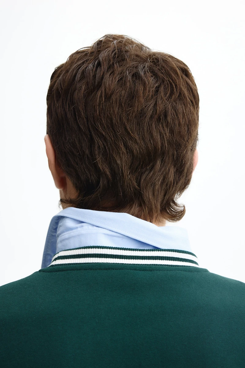 Loose-Fit Printed Sweatshirt