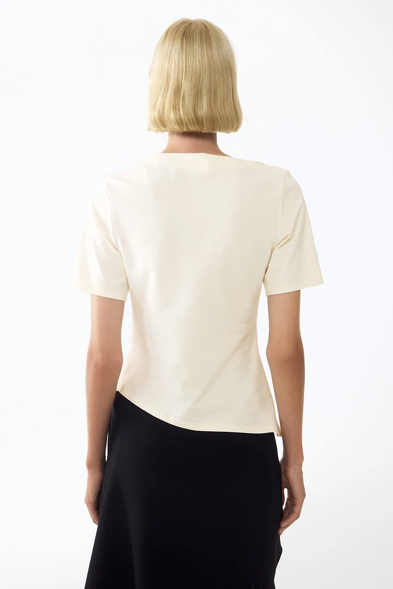 Draped Asymmetric Top
