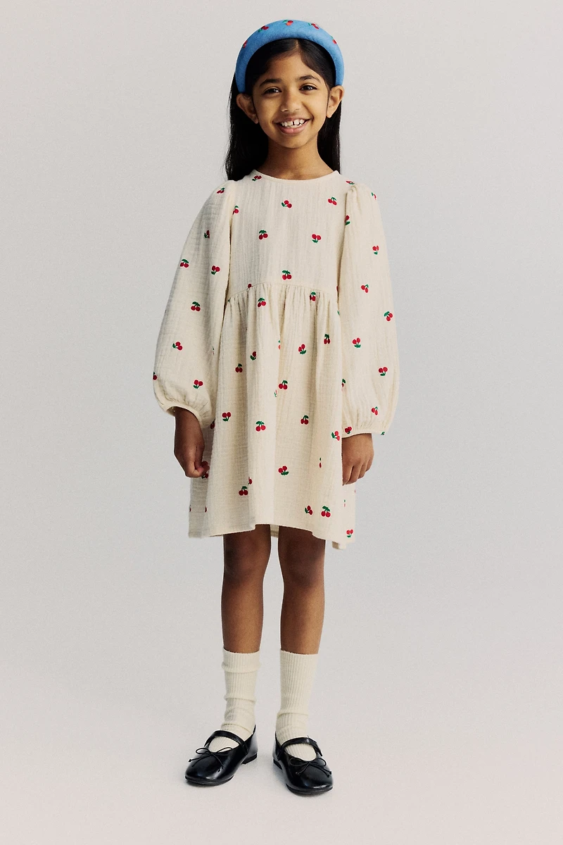 Cotton Muslin Dress