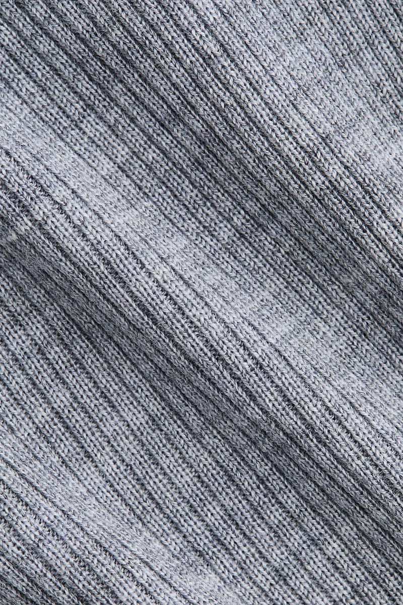 Merino Wool Turtleneck Top