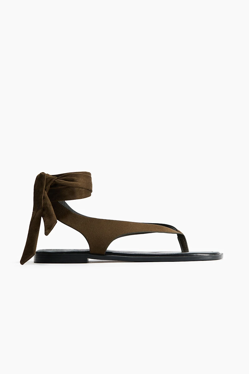 Tie-Detail Sandals